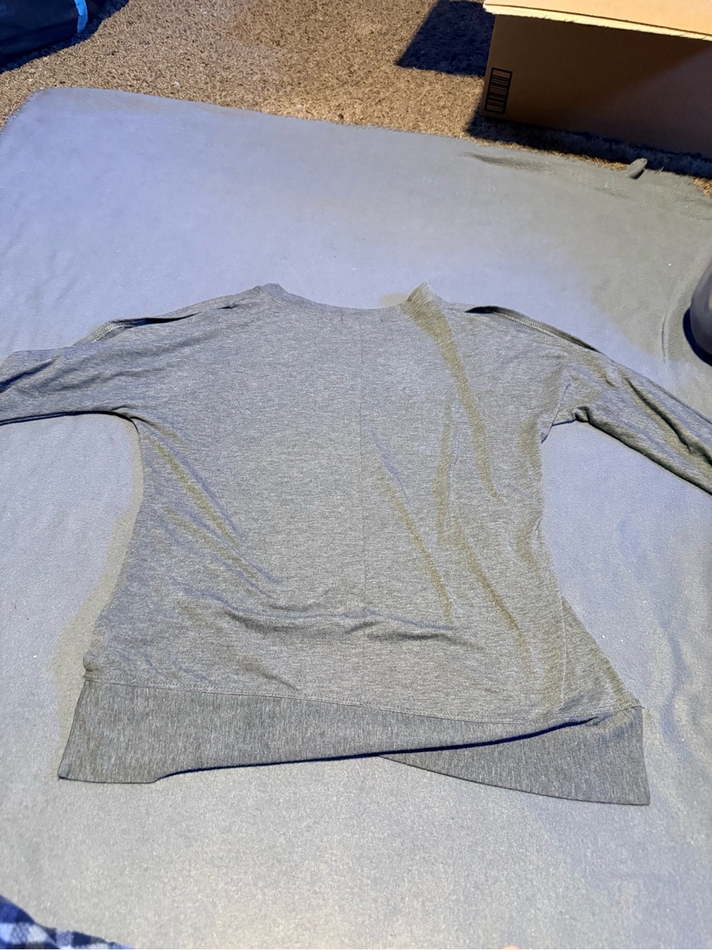 Lightweight Grey Pullover Sweater